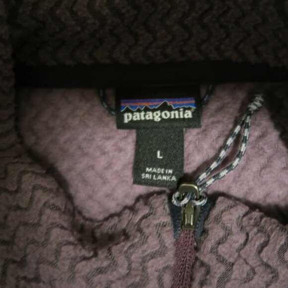 Patagonia R1 Air Zip-Neck Women's Large Lightweight Smoky Mauve Jacket 40250 - Picture 4 of 7